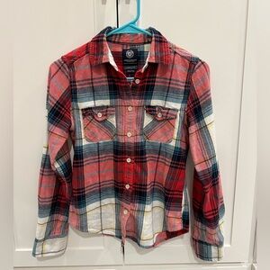 American Eagle button down flannel shirt